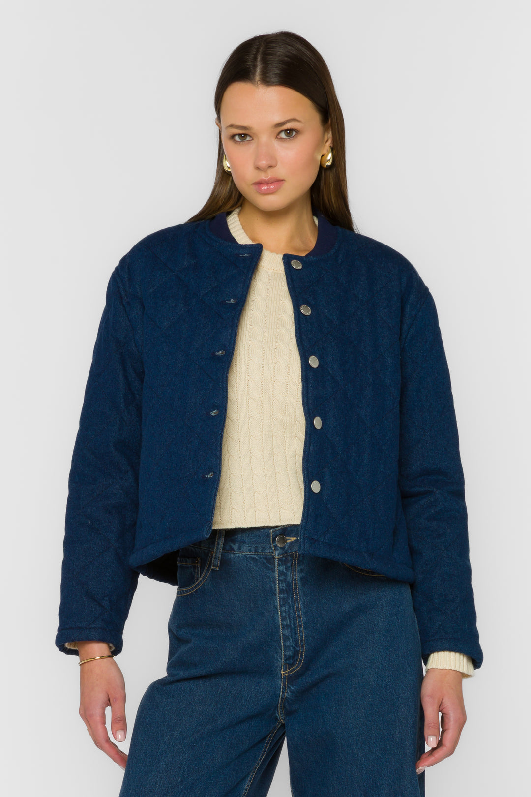 Radella Overdye Indigo Jacket - Jackets & Outerwear - Velvet Heart Clothing
