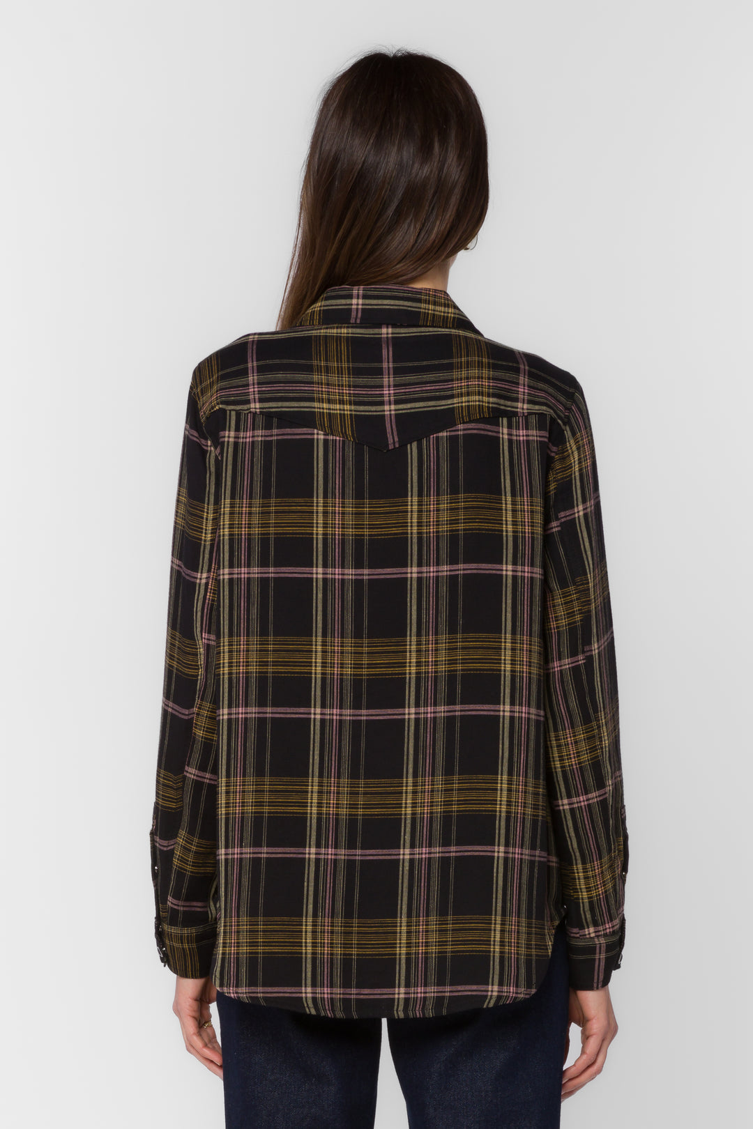 Raquel Multi Plaid Shirt - Tops - Velvet Heart Clothing