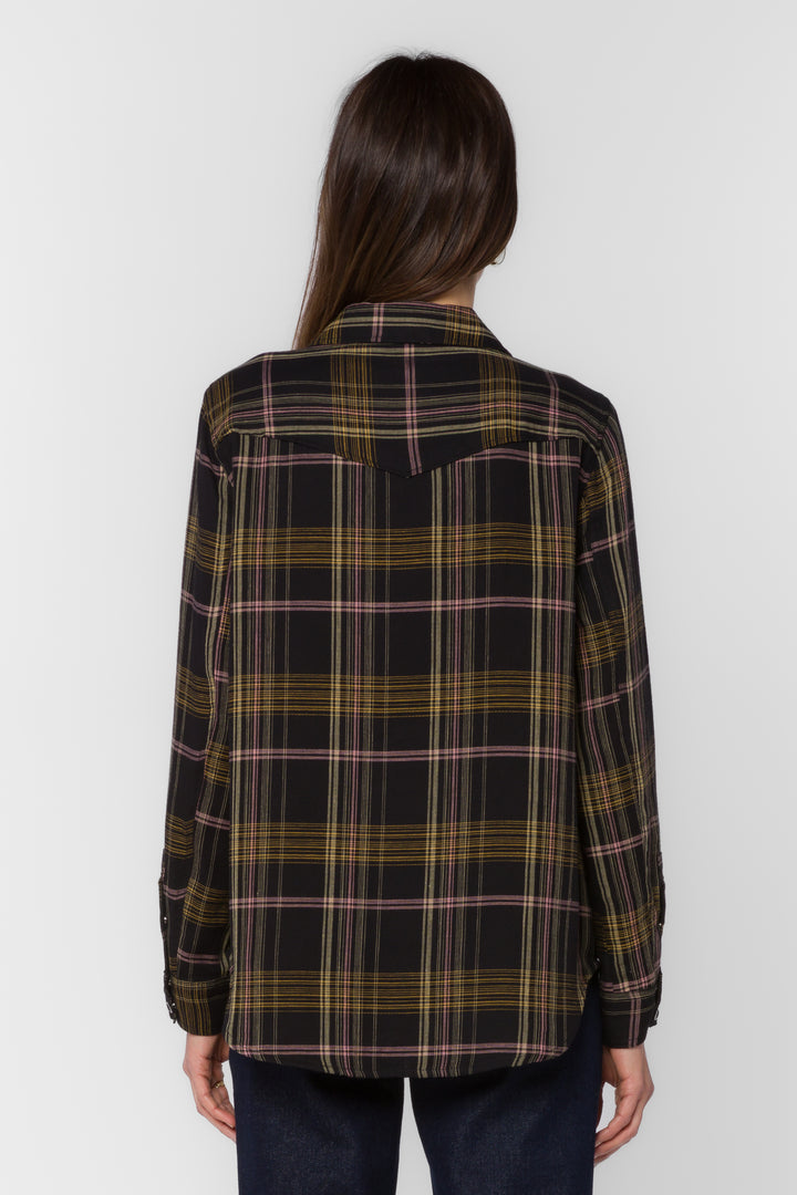 Raquel Multi Plaid Shirt - Tops - Velvet Heart Clothing