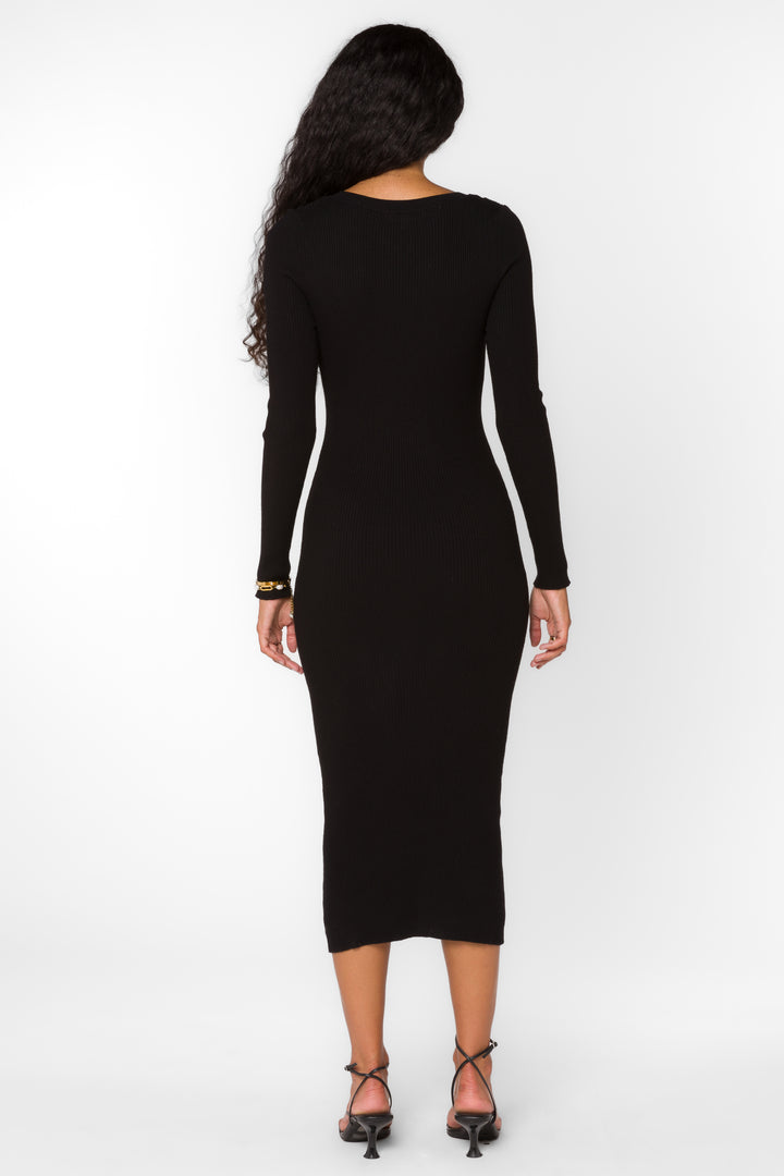 Rasha Black Dress - Dresses - Velvet Heart Clothing