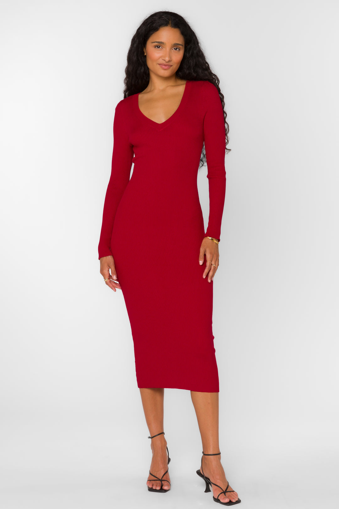 Rasha Red Pepper Dress