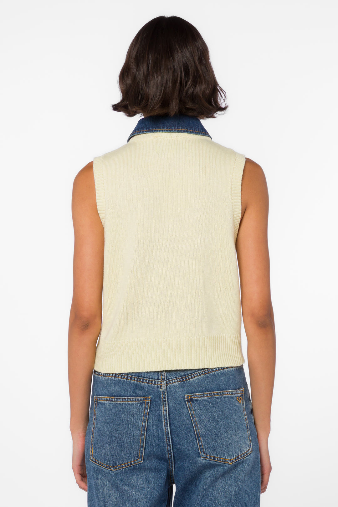 Renier Lemon Chiffon Vest