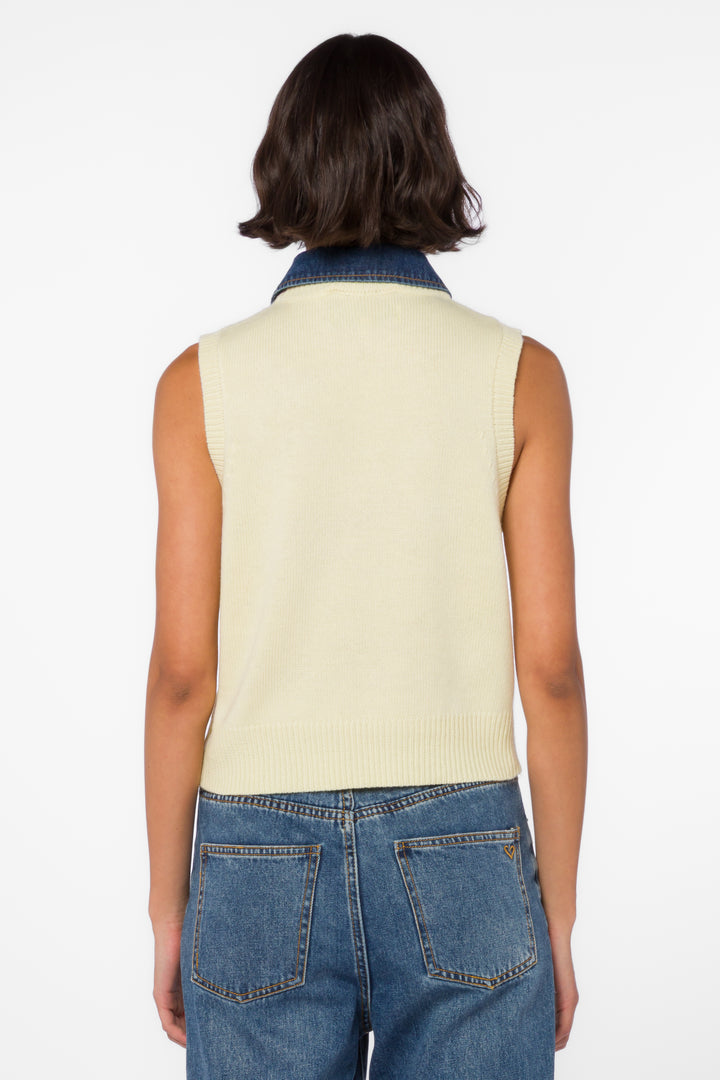 Renier Lemon Chiffon Vest