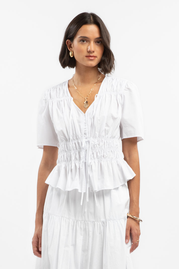 Kinsley Optic White Top
