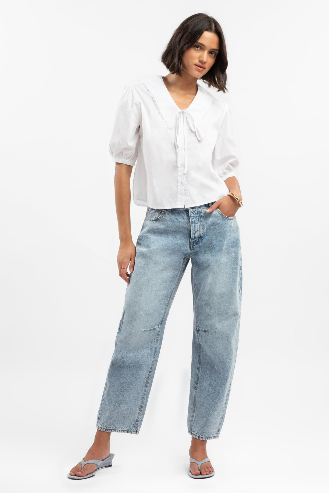 Areli Optic White Top