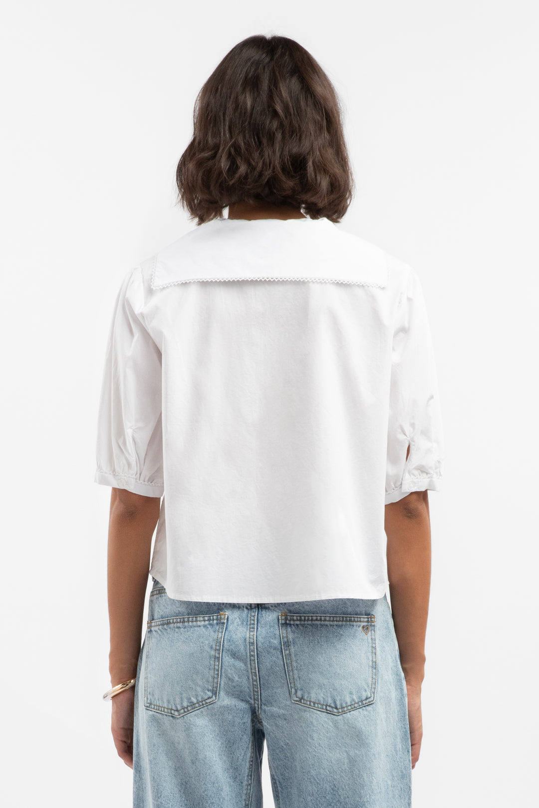 Areli Optic White Top