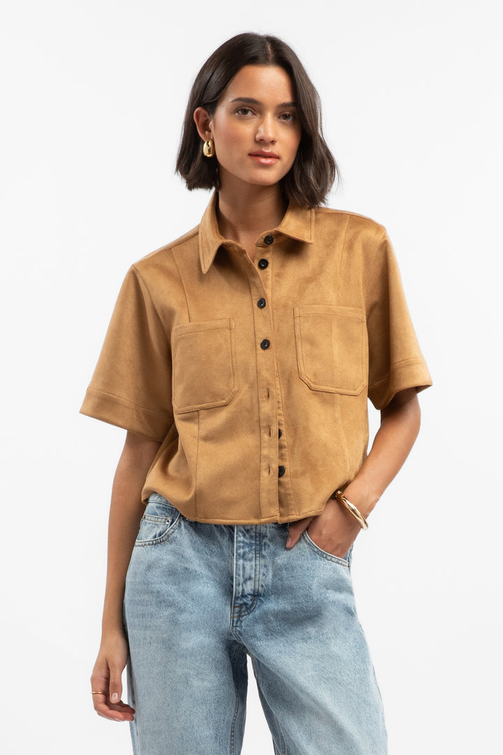 Gracie Camel Shirt