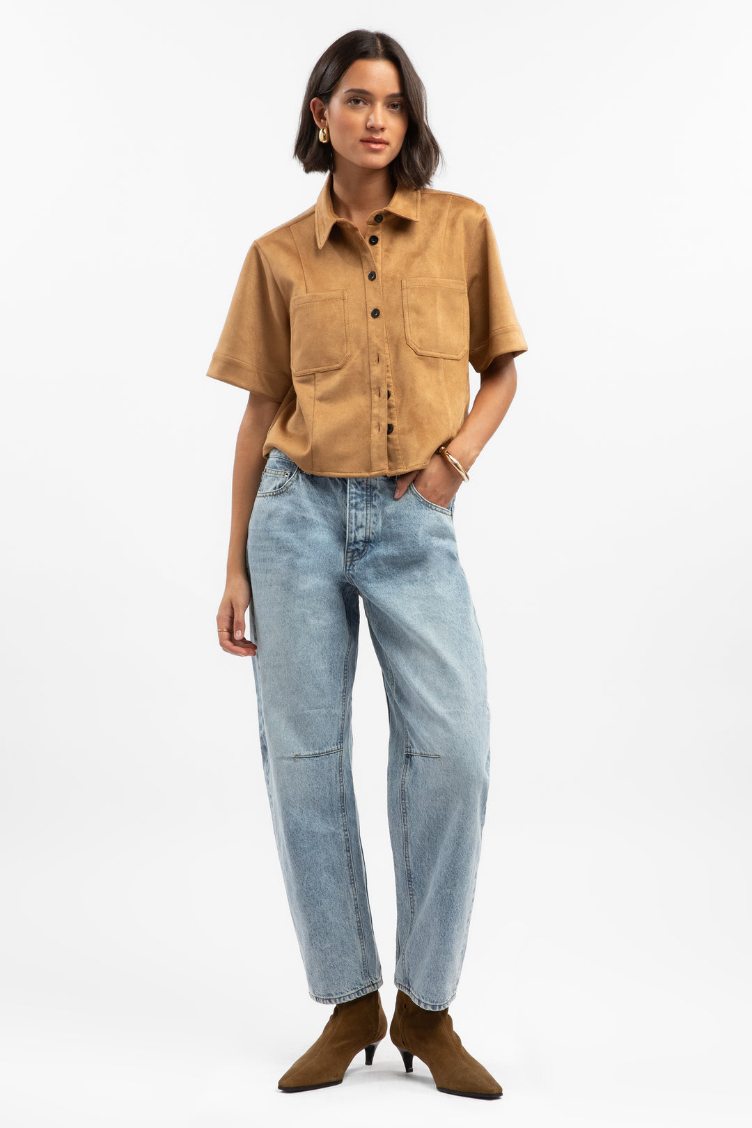 Gracie Camel Shirt