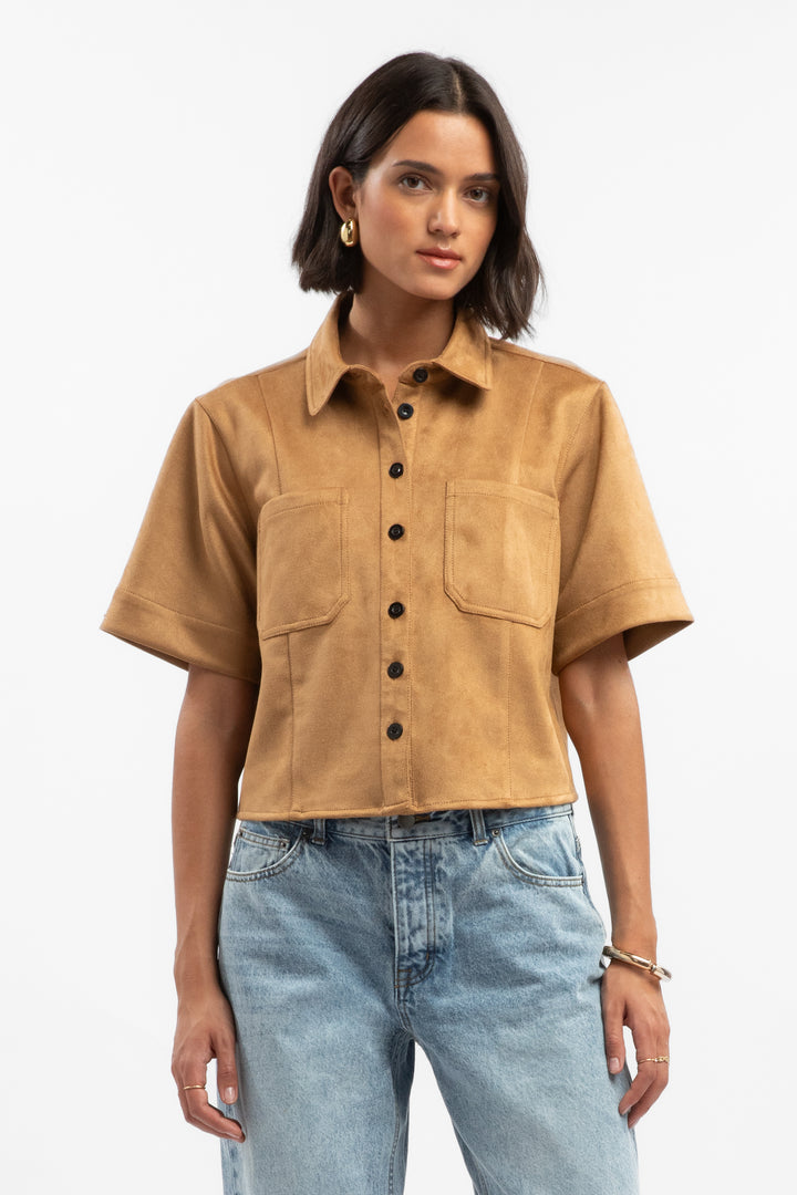 Gracie Camel Shirt
