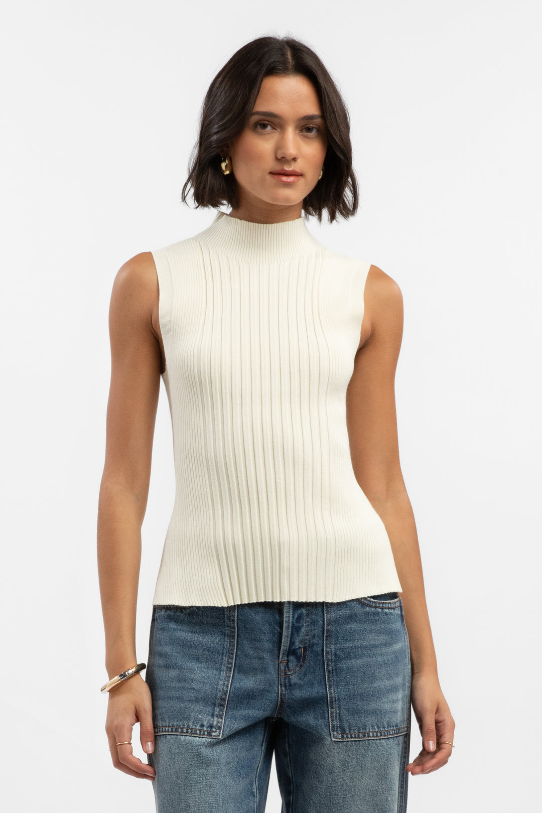 Willow Cloud Ribbed Top