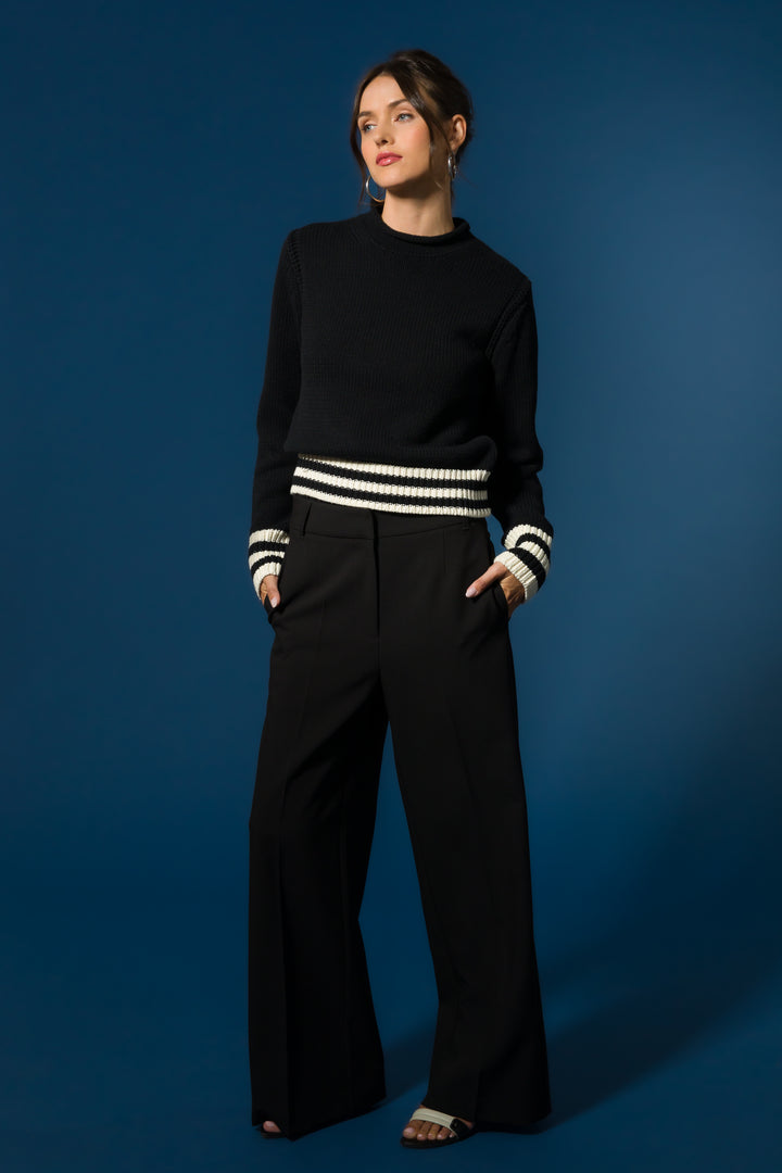 Ridley Black Stripe Sweater