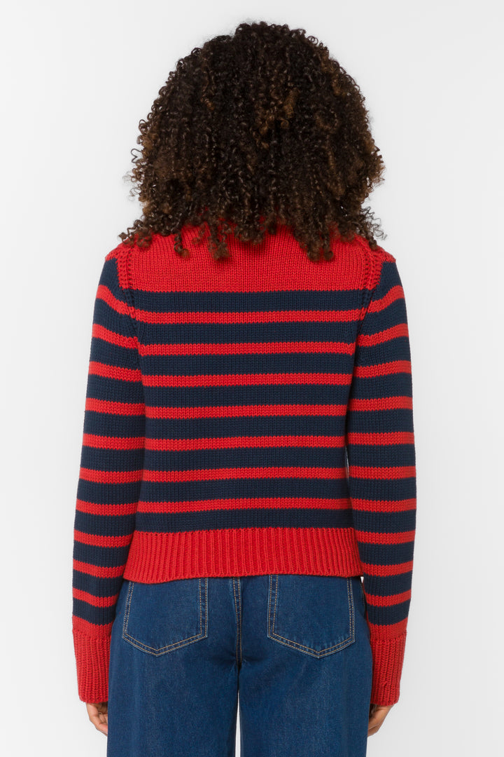 Ridley Heritage Stripe Sweater - Sweaters - Velvet Heart Clothing