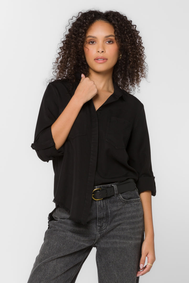 Riley Black Tencel™ Shirt