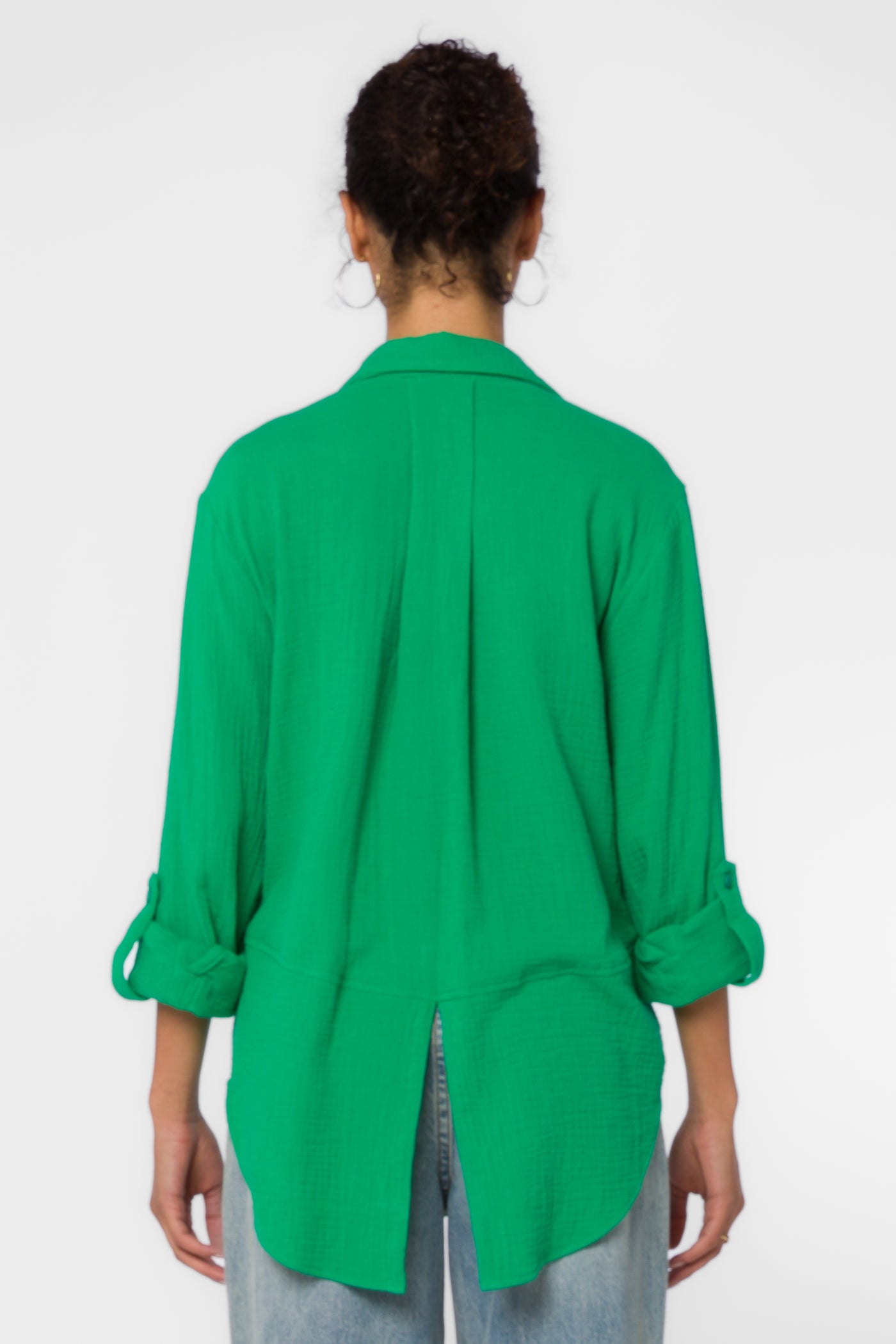 Riley Bright Green Shirt - Tops - Velvet Heart Clothing