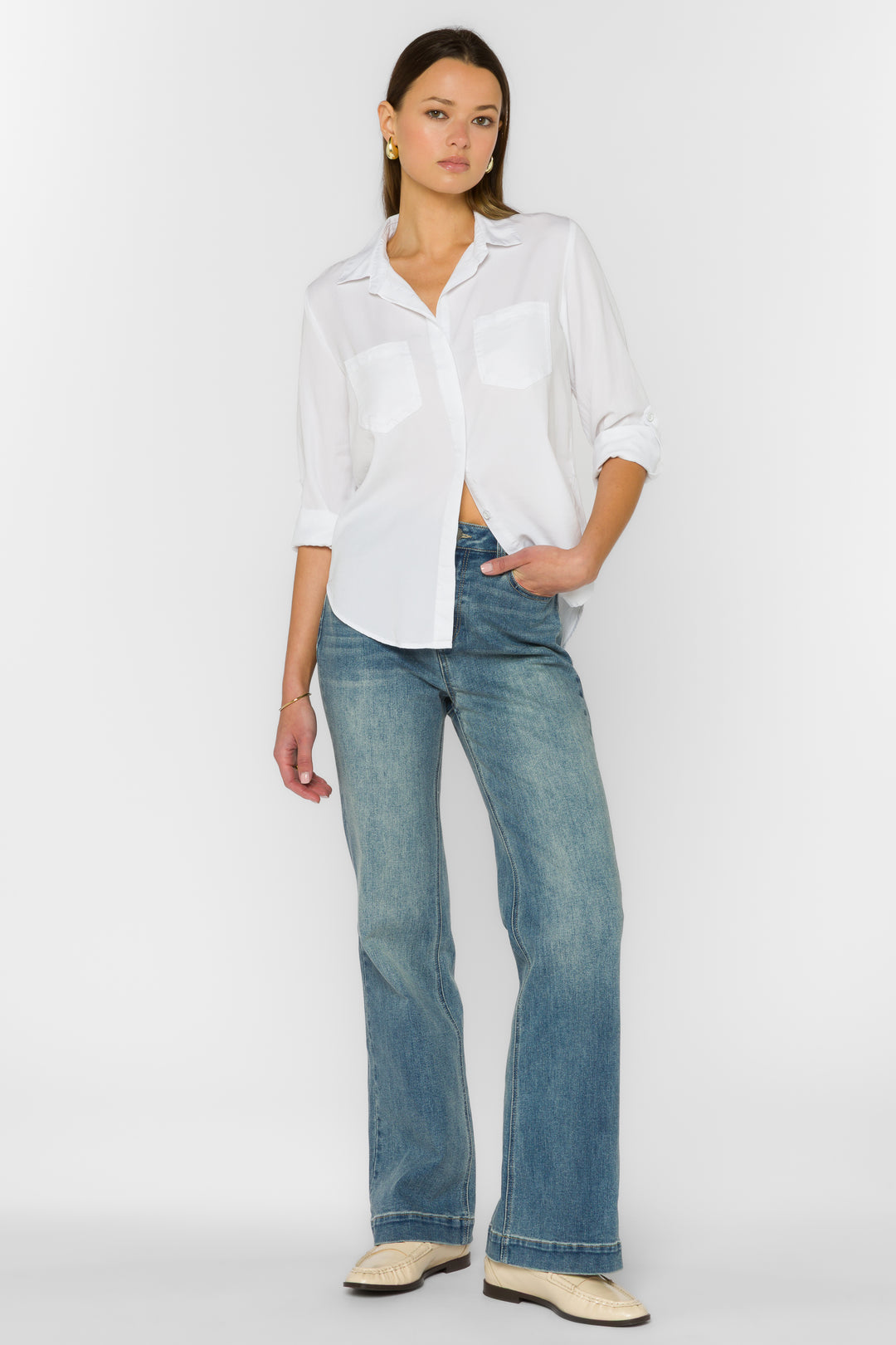 Riley Optic White Shirt