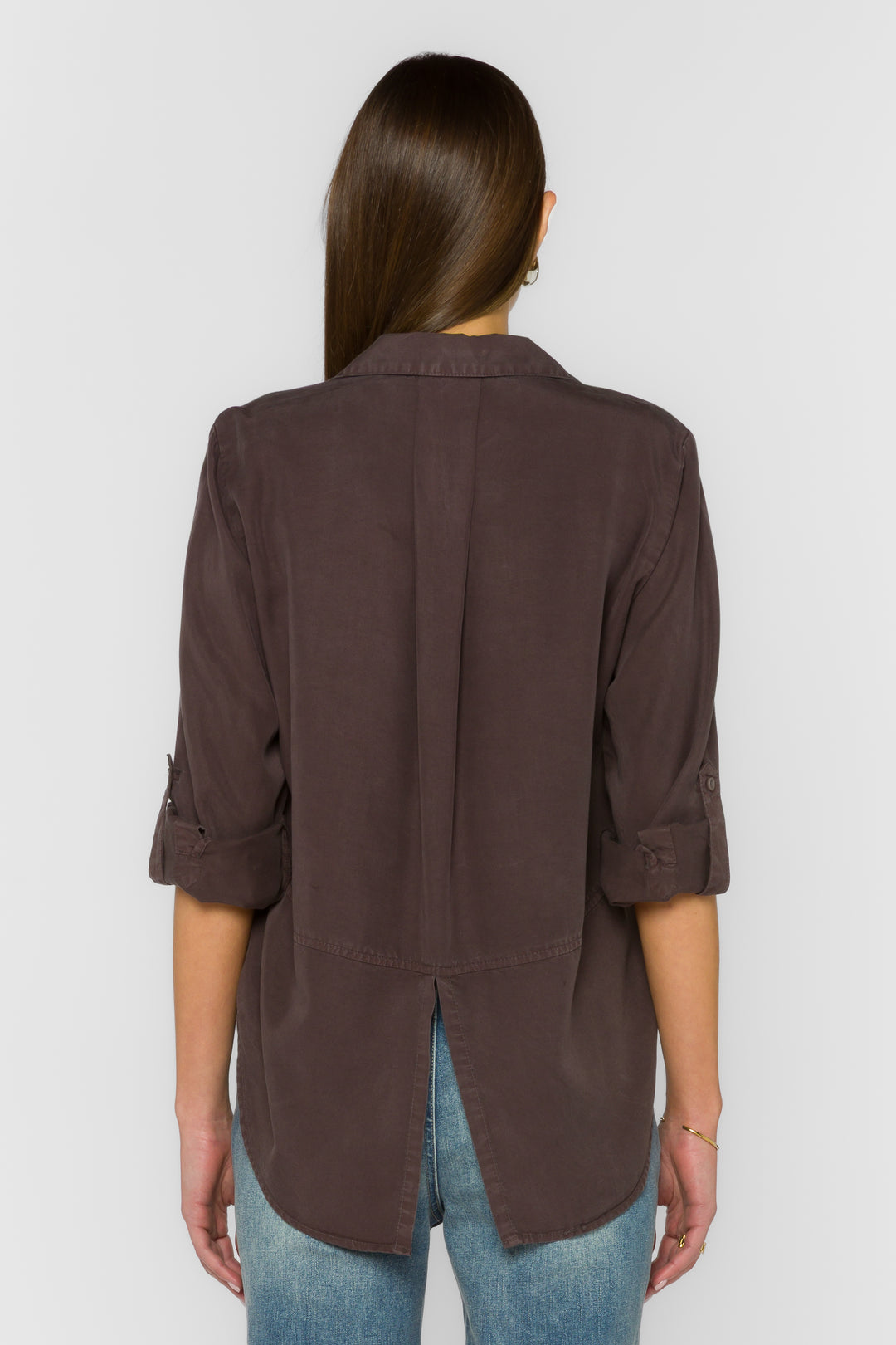 Riley Walnut Timber Shirt - Tops - Velvet Heart Clothing