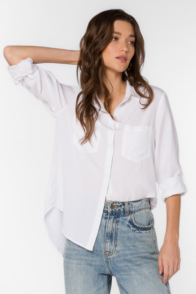 Riley Optic White Shirt – Velvet Heart Clothing