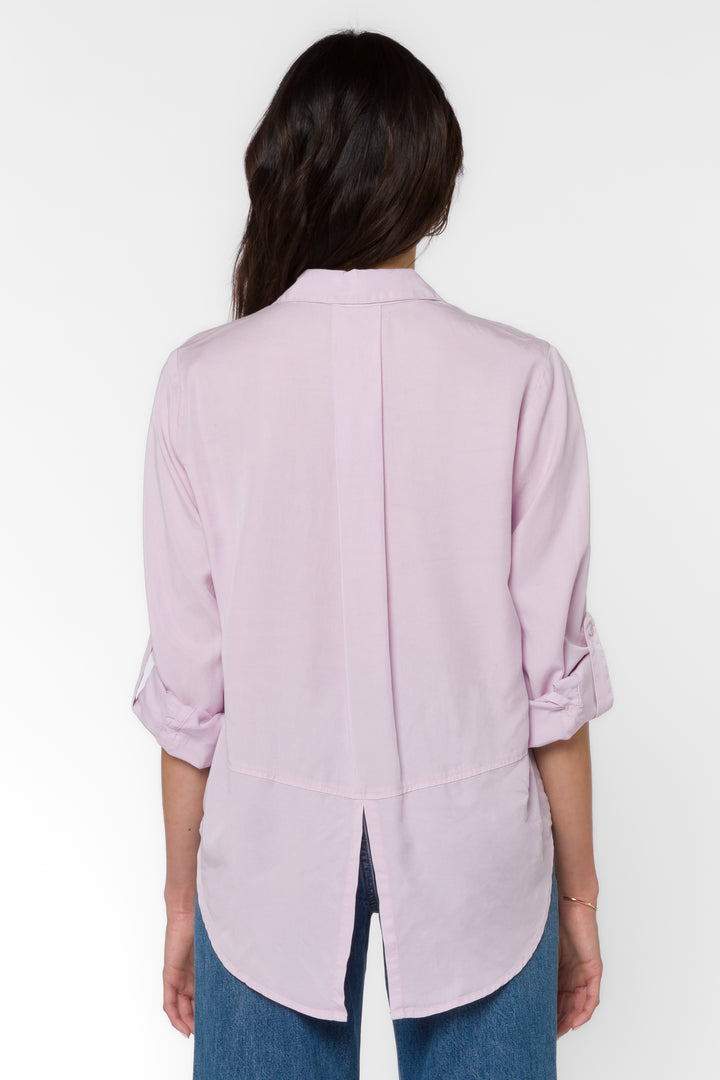 Riley Pastel Lilac Shirt - Tops - Velvet Heart Clothing