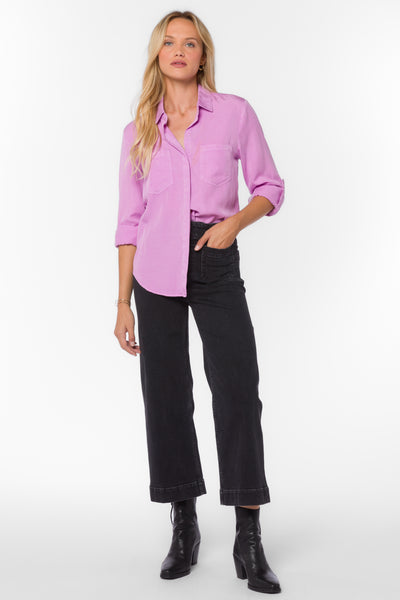 Riley Pink Petal Shirt - Tops - Velvet Heart Clothing