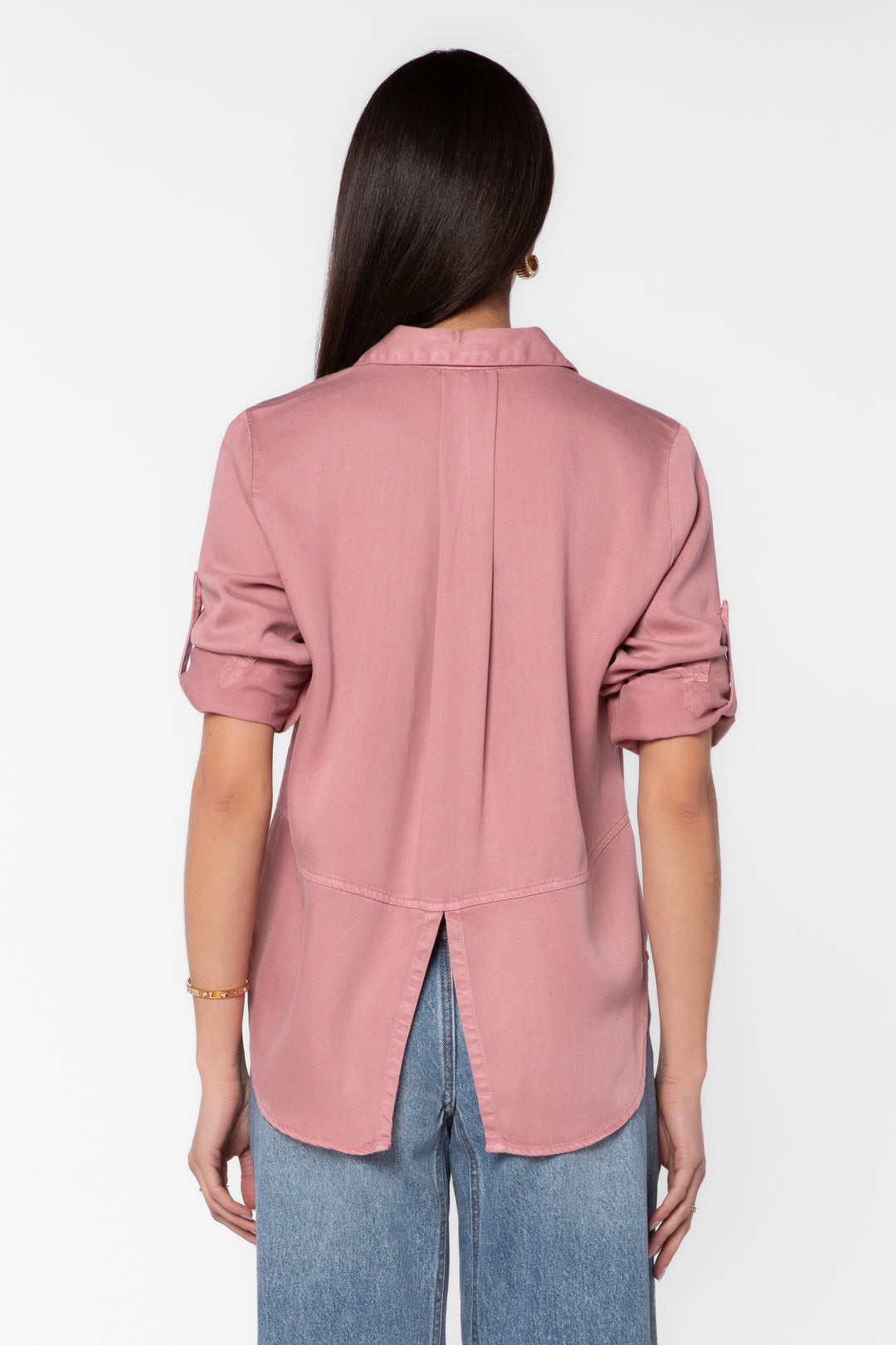 Riley Mauve Tencel Shirt