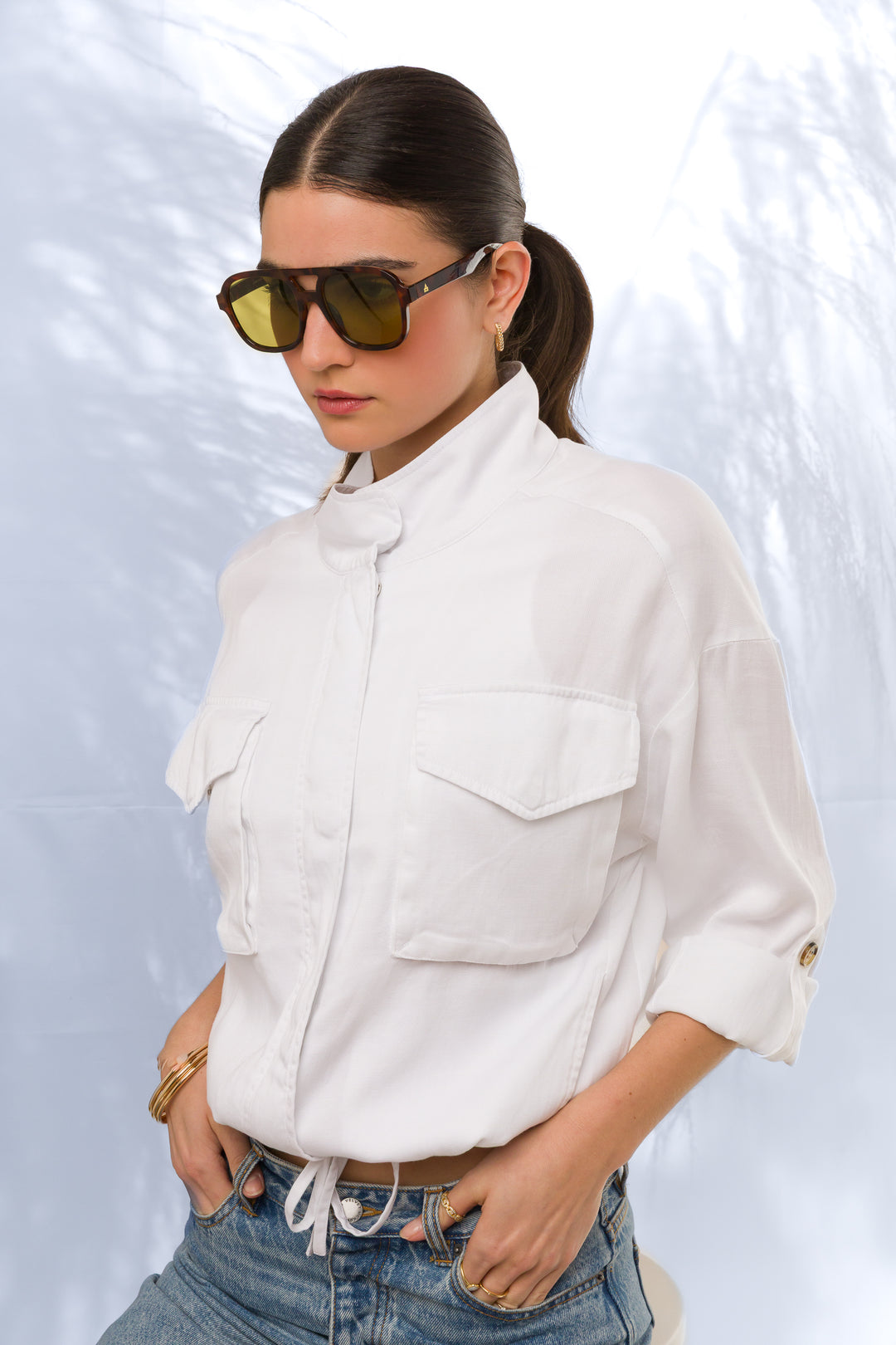 Rogue White Jacket - Jackets & Outerwear - Velvet Heart Clothing