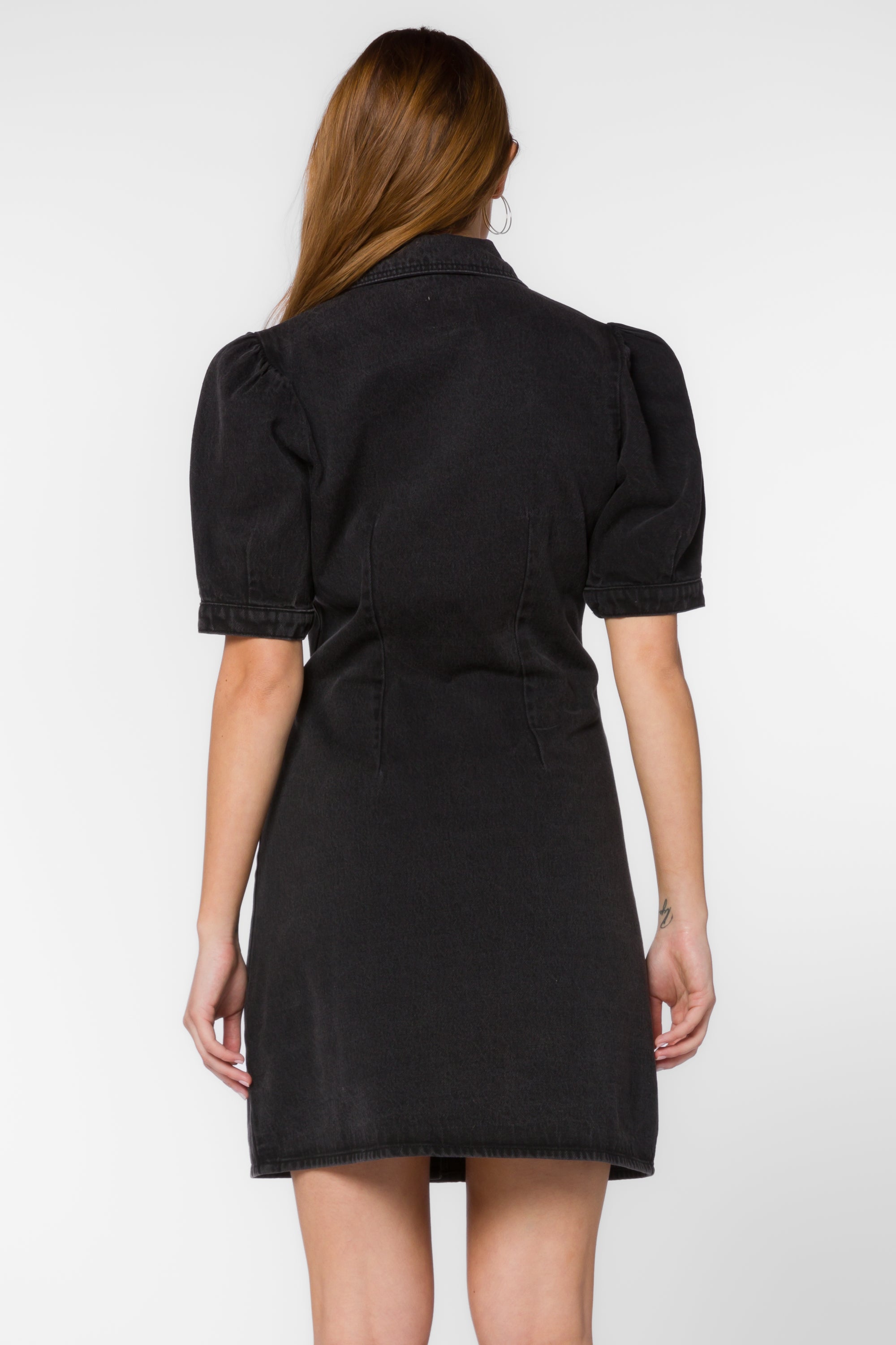 Romina Washed Black Dress - Dresses - Velvet Heart Clothing