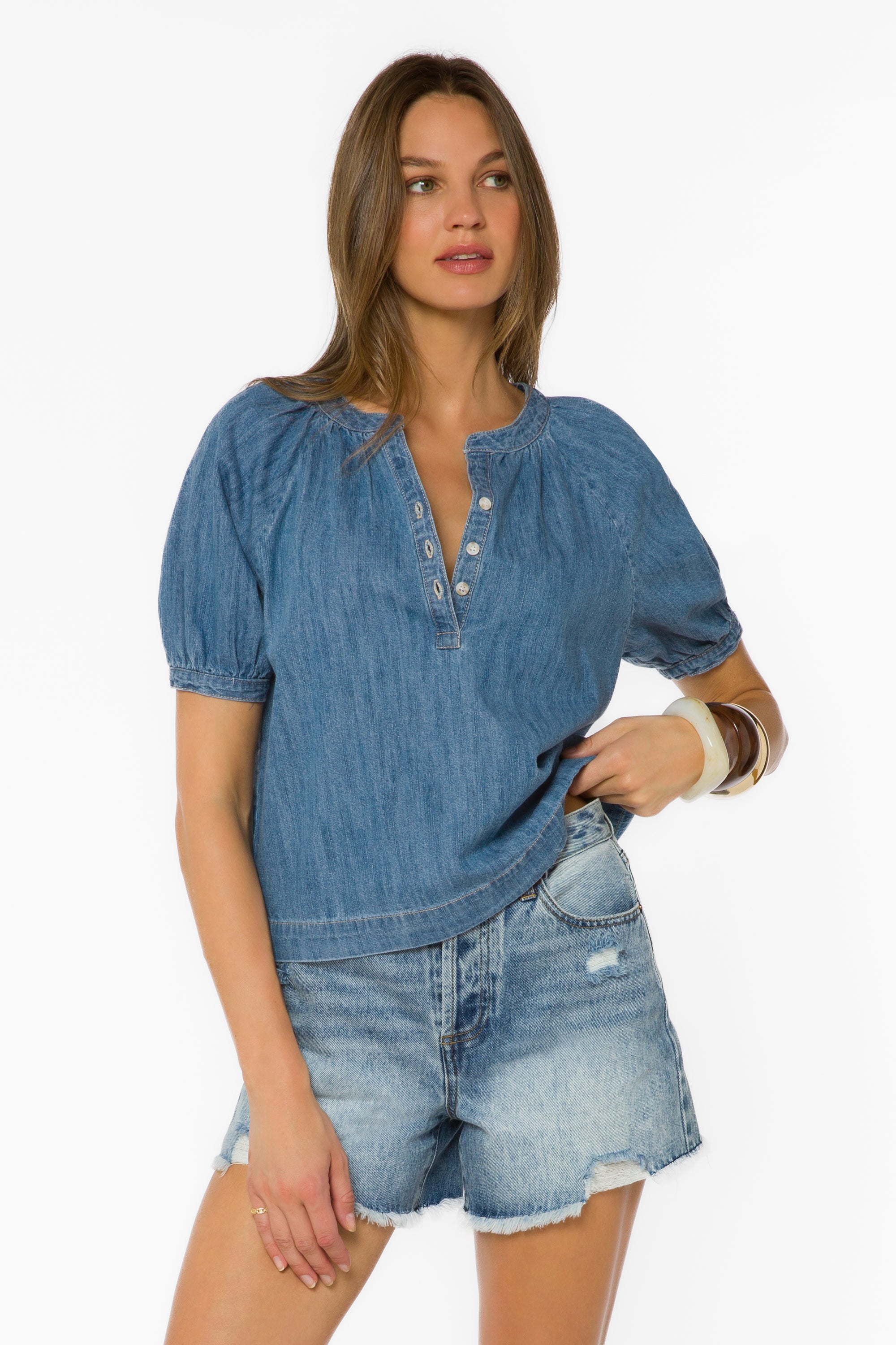 Ronny Blue Top