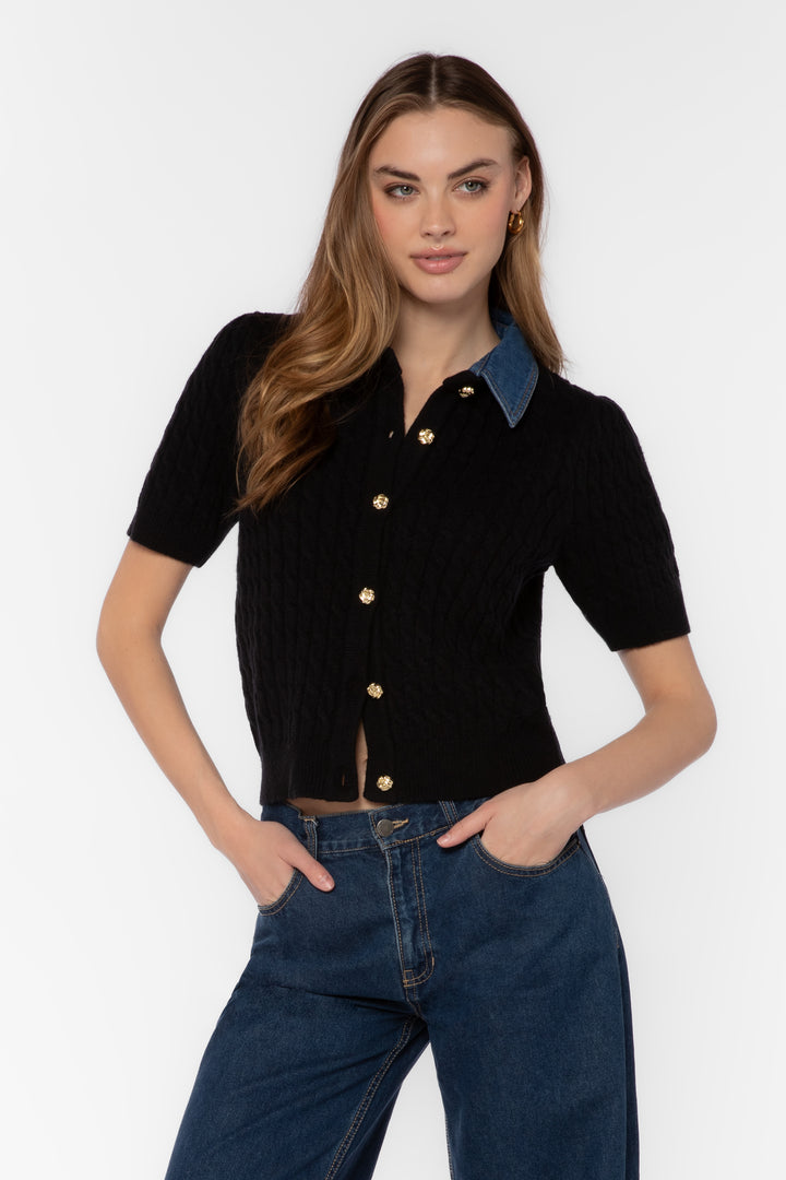 Rosie Black Cardigan
