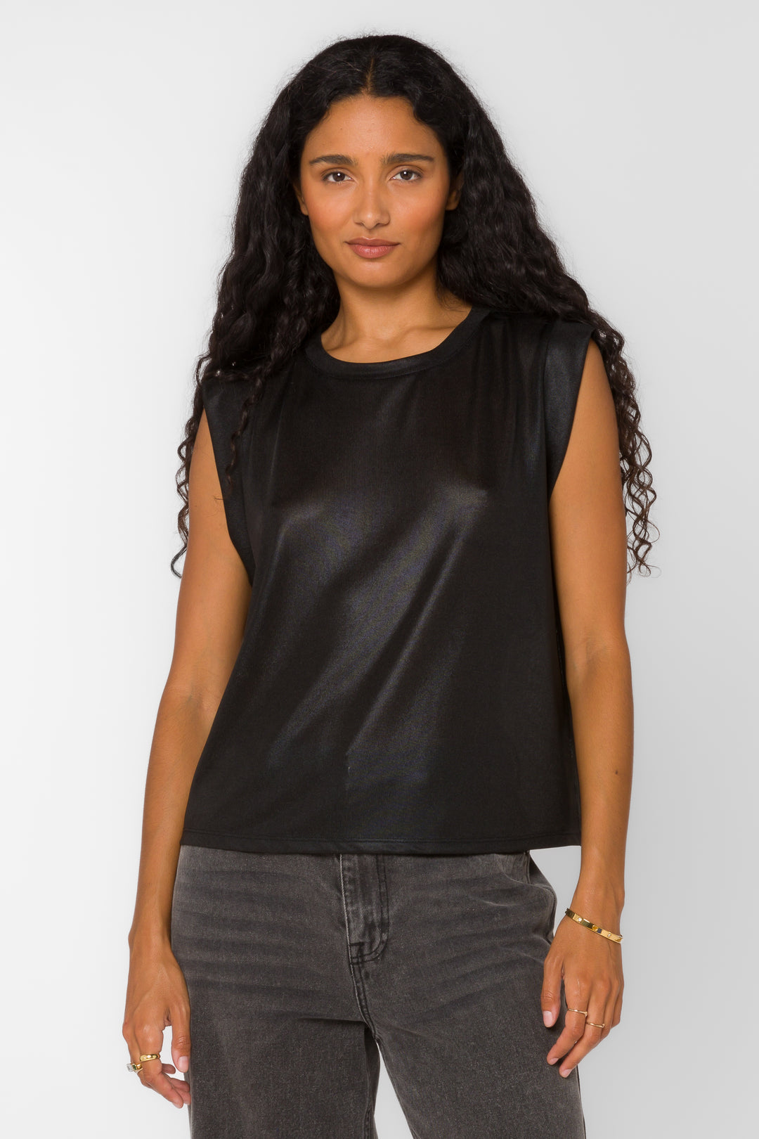 Rossin Black Top - Tops - Velvet Heart Clothing