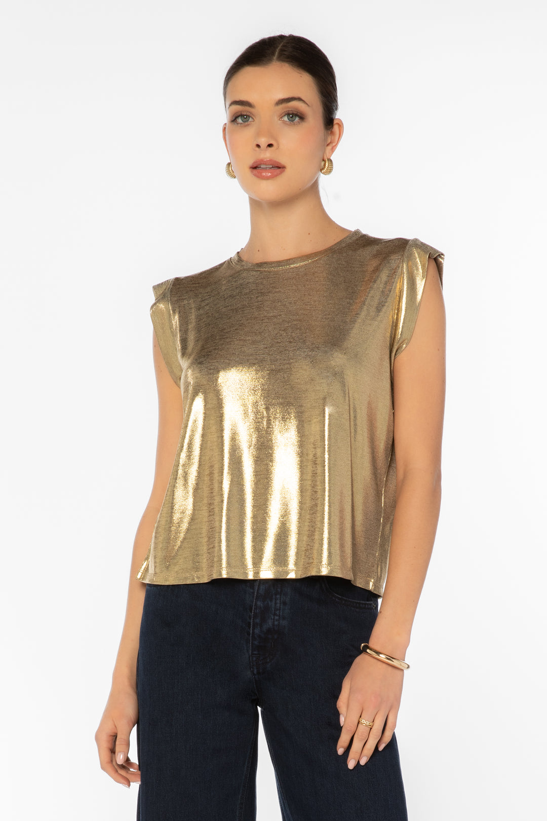 Rossin Gold Muscle Tee