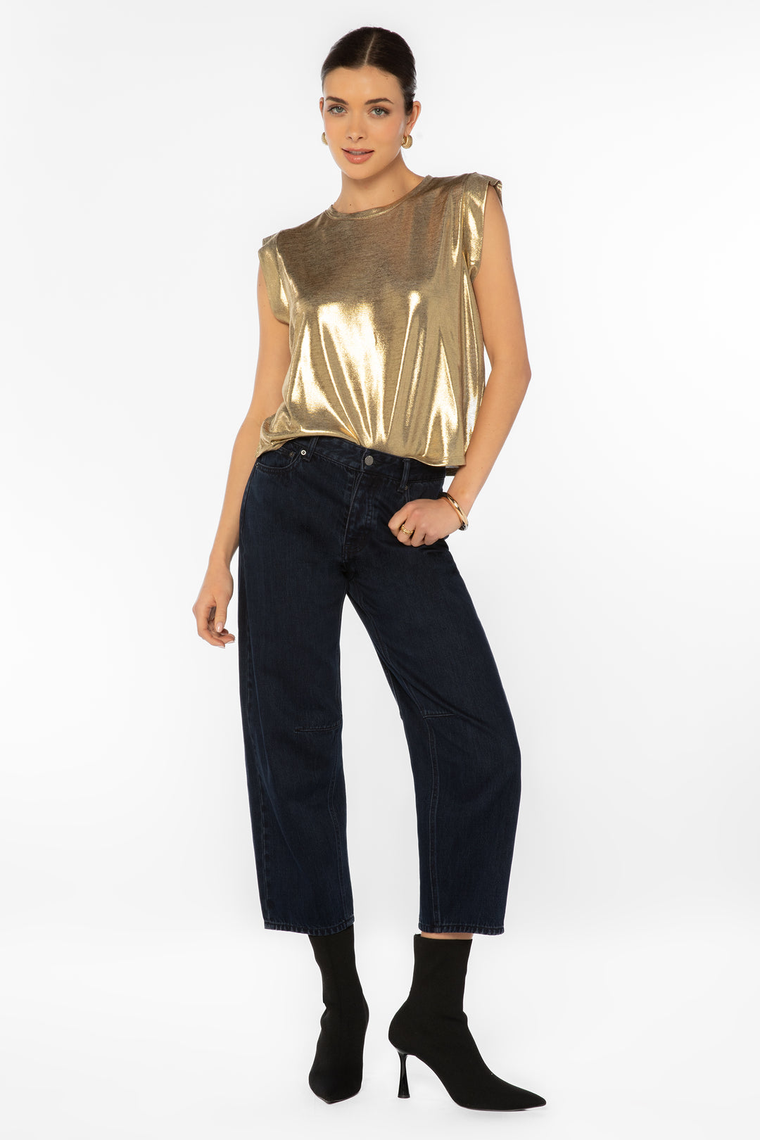 Rossin Gold Muscle Tee