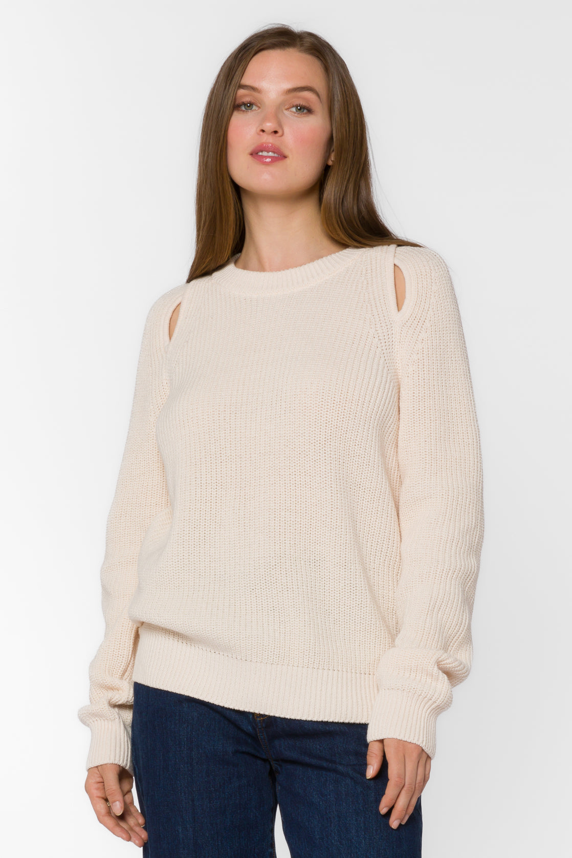 Roya Ivory Sweater - Sweaters - Velvet Heart Clothing