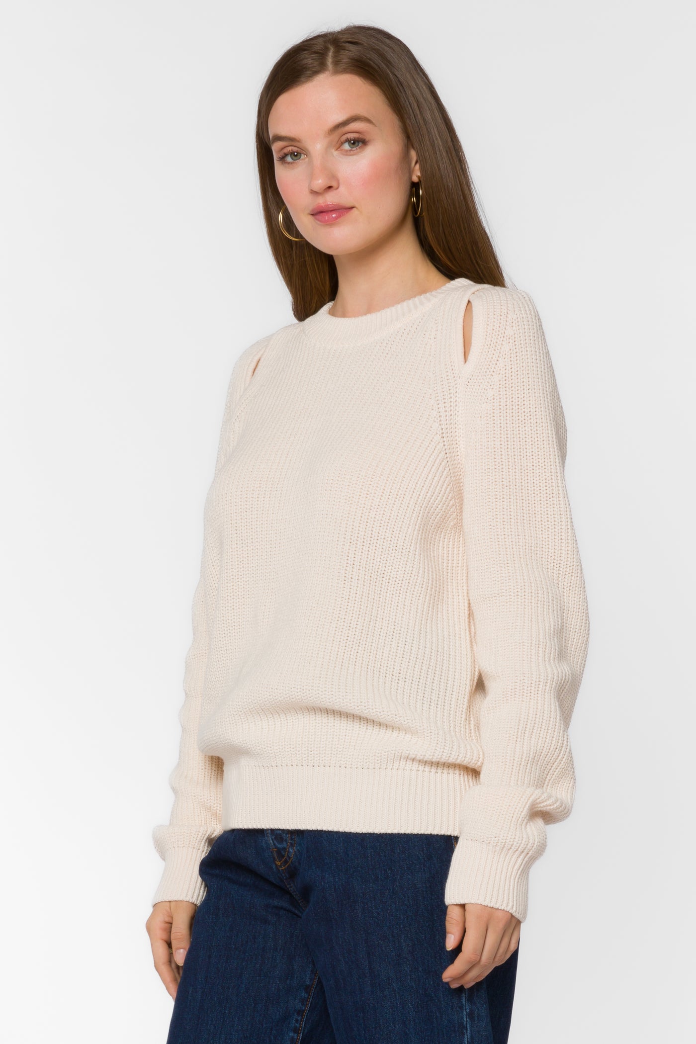 Roya Ivory Sweater - Sweaters - Velvet Heart Clothing