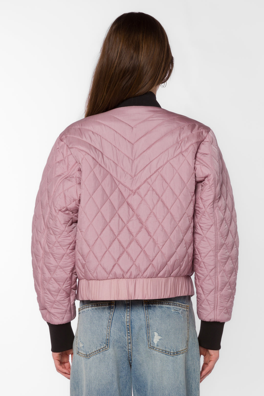 Sakura Muted Mauve Jacket - Jackets & Outerwear - Velvet Heart Clothing