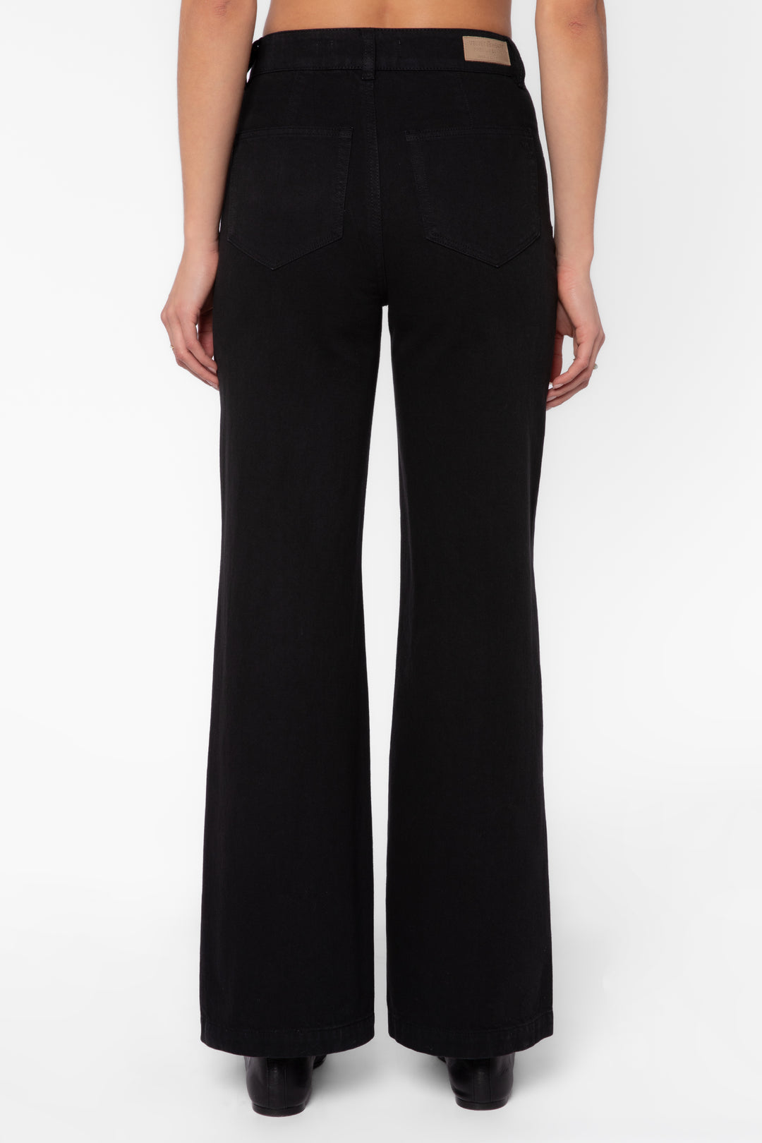 Saylor Black Wide Leg Jeans