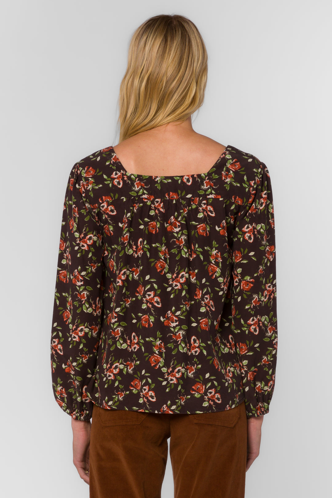 Sela Watercolor Blossom Top - Tops - Velvet Heart Clothing