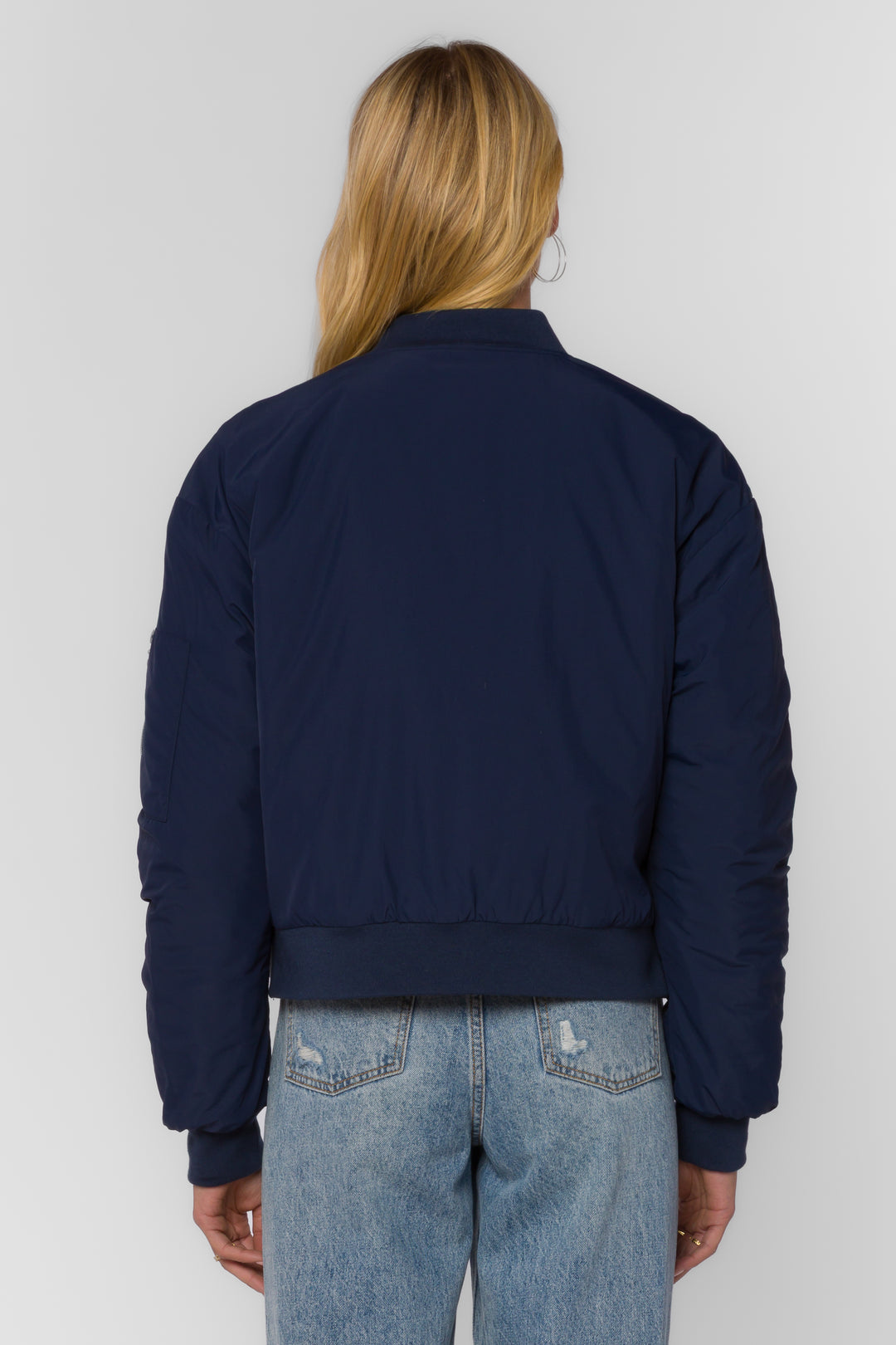 Shayla French Navy Jacket - Jackets & Outerwear - Velvet Heart Clothing