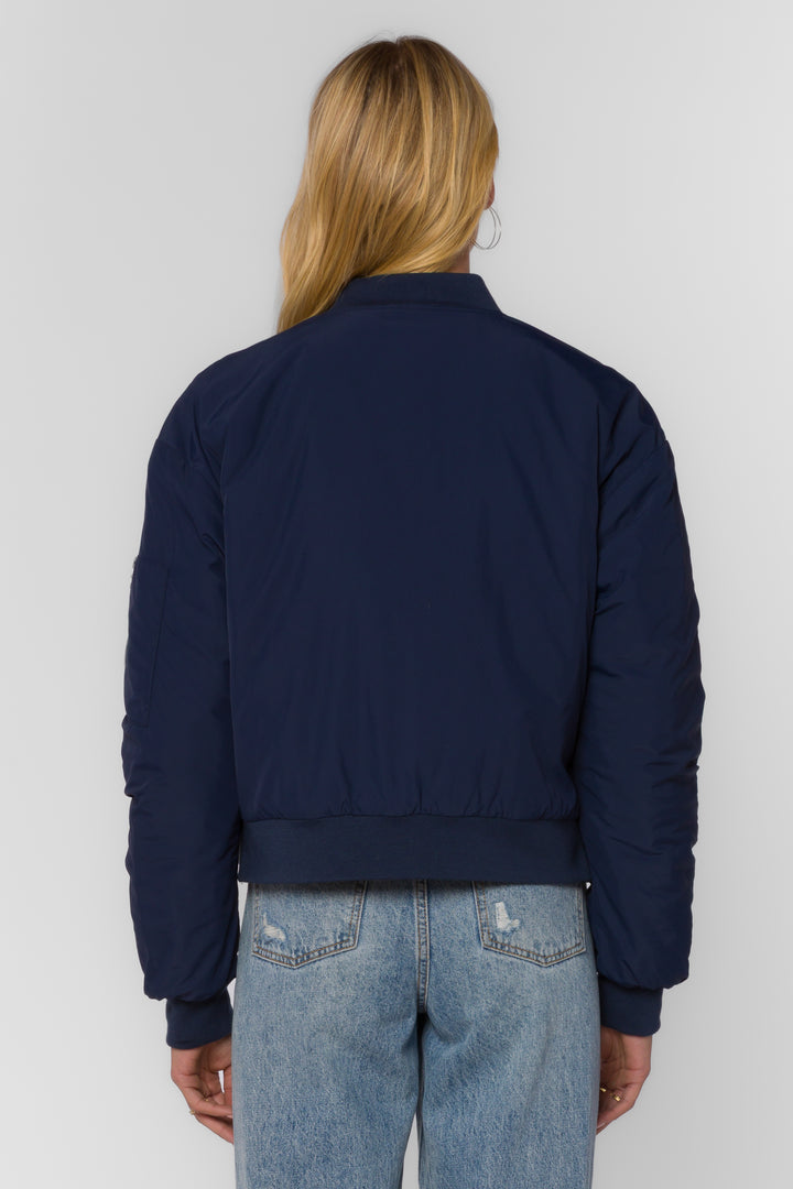 Shayla French Navy Jacket - Jackets & Outerwear - Velvet Heart Clothing