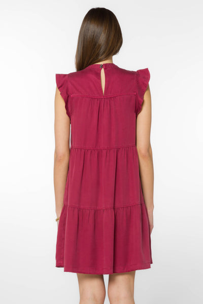 Shelly Red Dress - Dresses - Velvet Heart Clothing