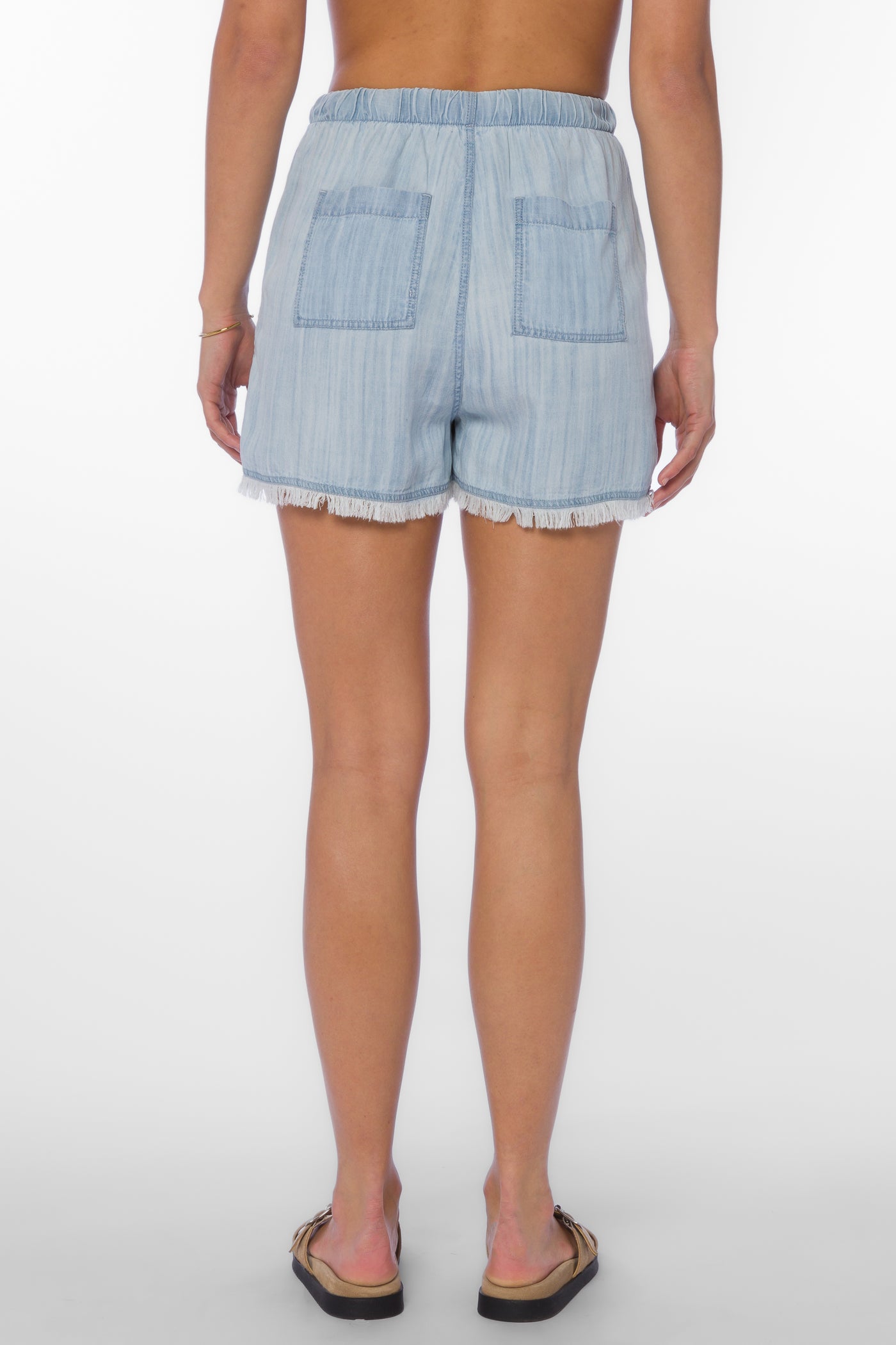 Simone Light Blue Shorts - Bottoms - Velvet Heart Clothing