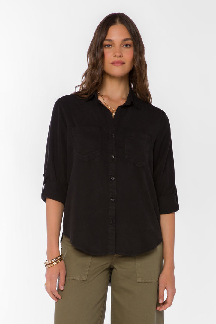 Sirena Black Shirt
