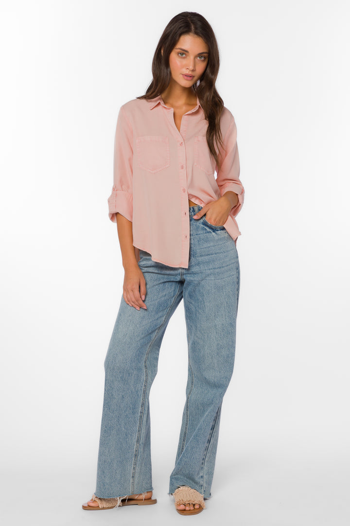 Sirena Rose Shirt - Tops - Velvet Heart Clothing