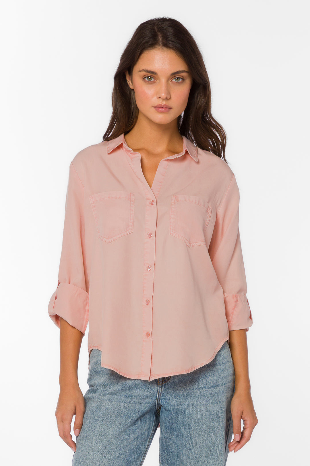 Sirena Rose Shirt - Tops - Velvet Heart Clothing