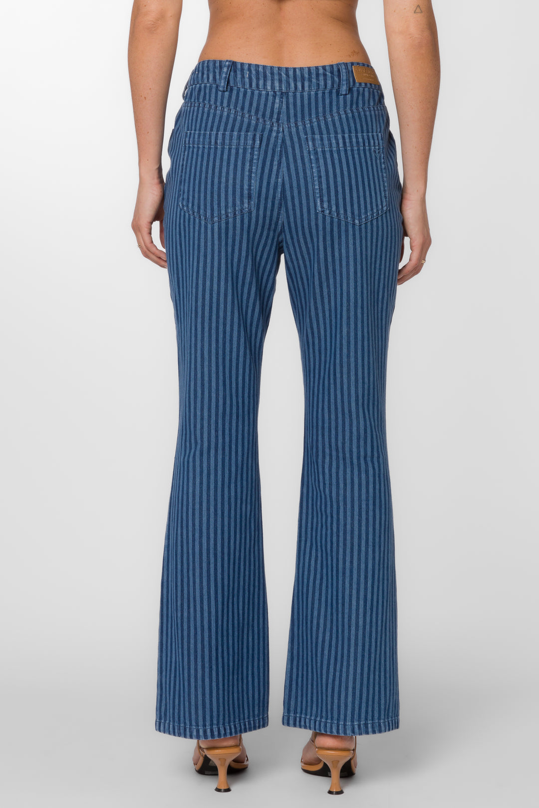 Sloane Blue Stripe Jean - Pants - Velvet Heart Clothing