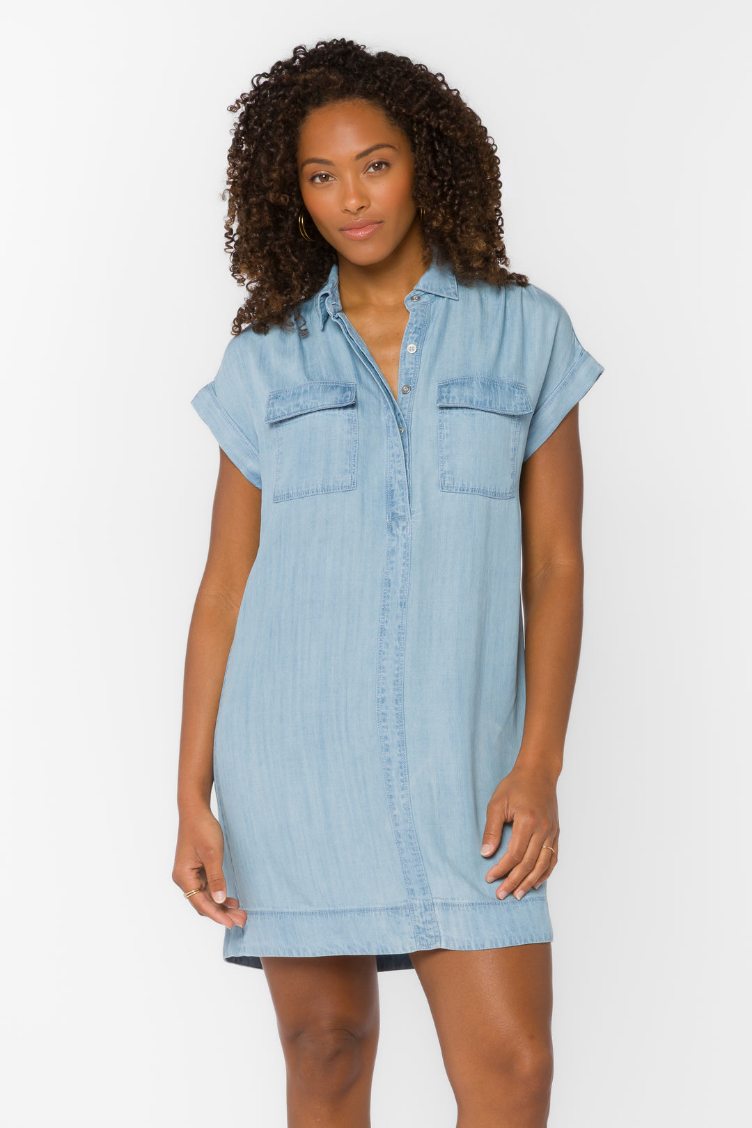 Starla Classic Indigo Dress - Dresses - Velvet Heart Clothing