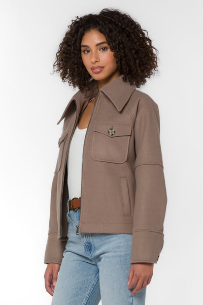 Stassi Oat Jacket - Jackets & Outerwear - Velvet Heart Clothing