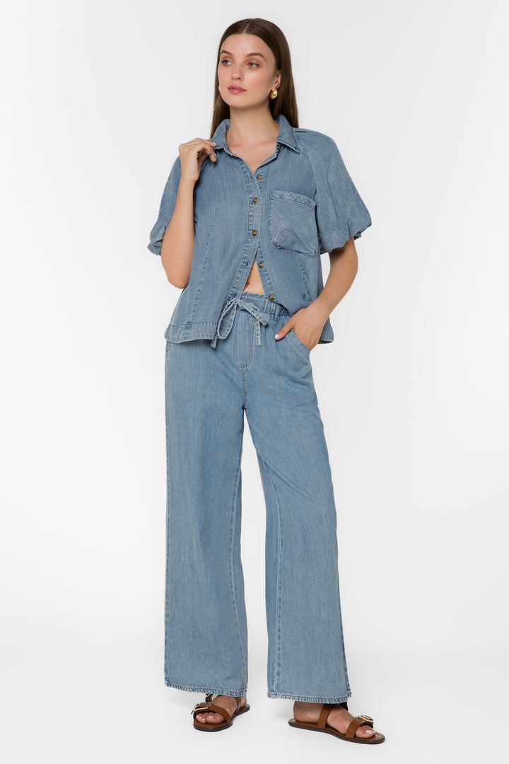 Stephanie Malibu Blouse - Tops - Velvet Heart Clothing