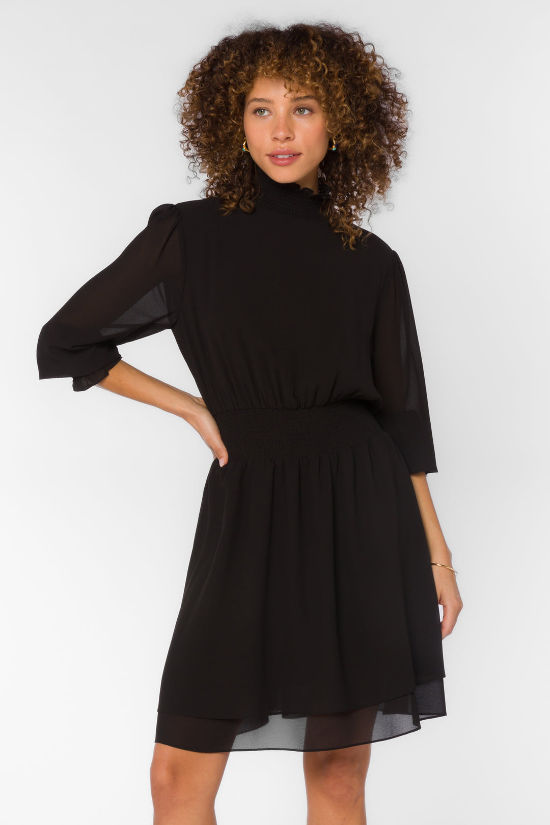 Suki Black Dress - Dresses - Velvet Heart Clothing