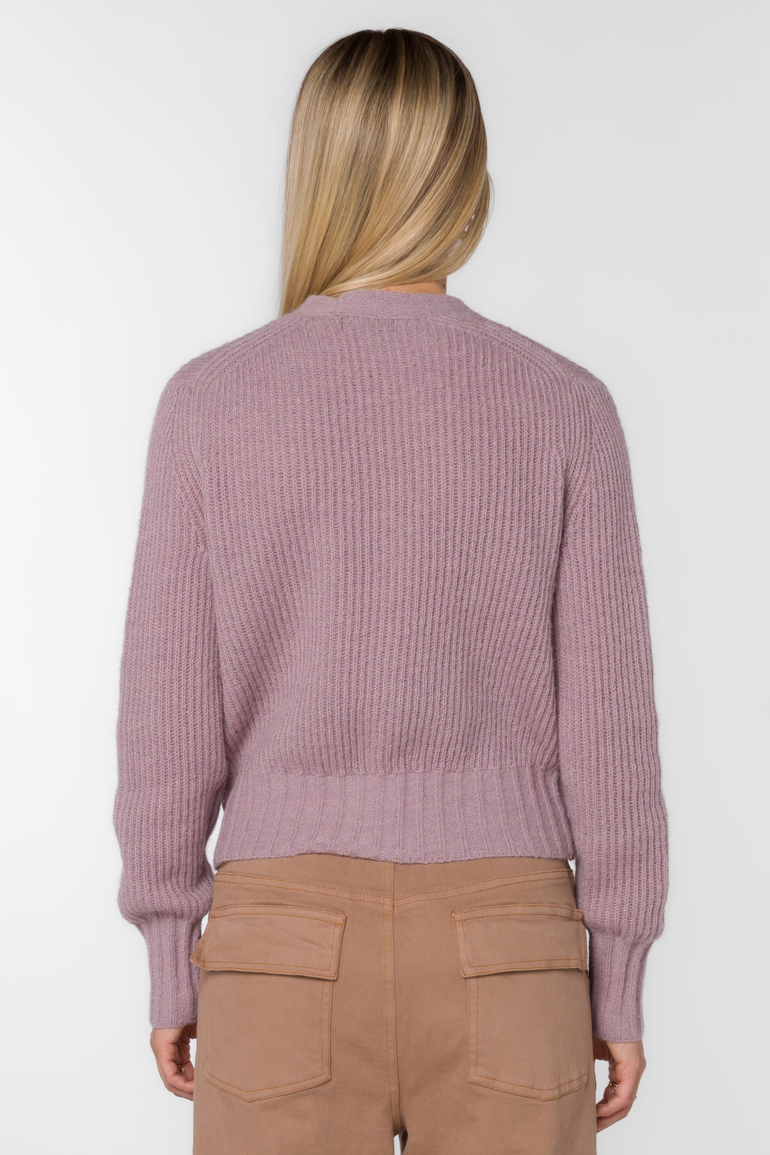 Sunshine Muted Mauve Cardigan - Sweaters - Velvet Heart Clothing