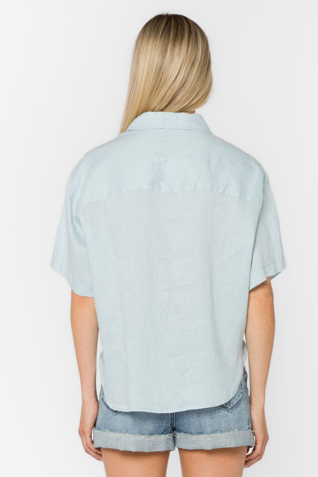 Suzanne Blue Shirt - Tops - Velvet Heart Clothing